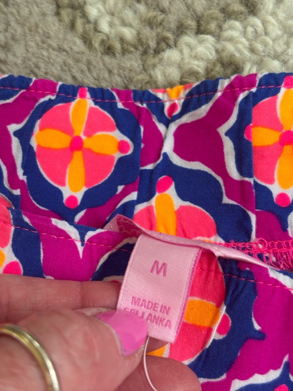 Lilly Pulitzer Women’s cropped Multicolor Printed Palazzo Pants - vibrant tiedye - Picture 3 of 4